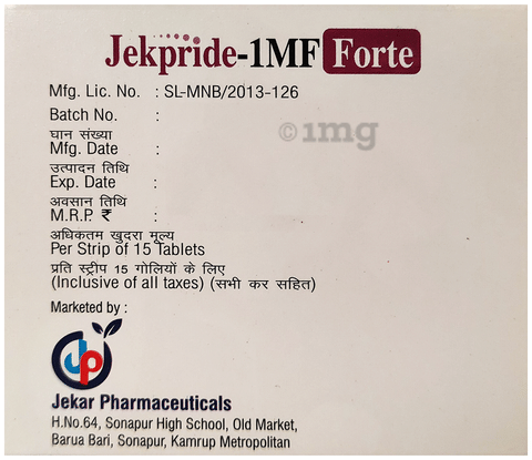 Jekpride 1MF Forte Tablet SR image Jekpride 1MF Forte Tablet SR image