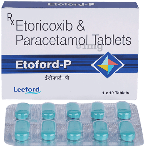 Etoford P 60 mg/325 mg Tablet image Etoford P 60 mg/325 mg Tablet image