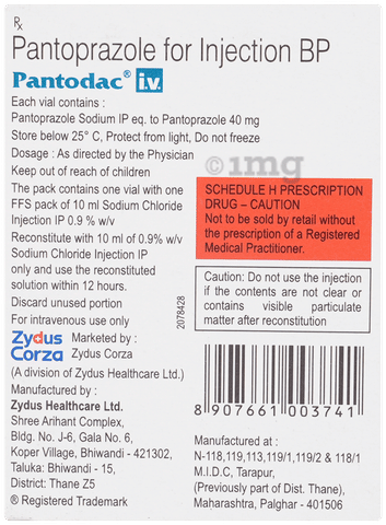 Pantodac IV Injection image