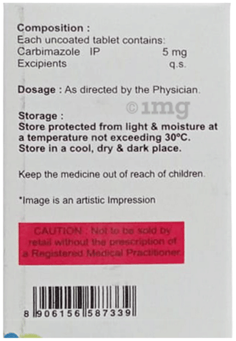 Carbimark 5 Tablet image Carbimark 5 Tablet image
