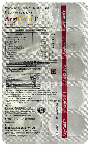 Argigold F Capsule 1