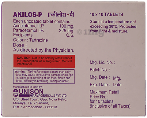 Akilos-P Tablet