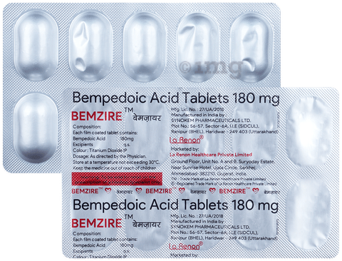 Bemzire 180mg Tablet image