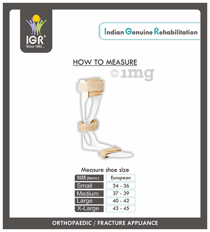 IGR Foot Drop Splint Small Right image IGR Foot Drop Splint Small Right image