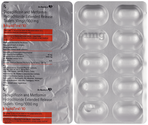 Daplo MF 10mg/1000mg Tablet ER