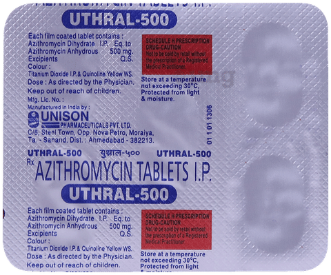 Uthral 500mg Tablet image