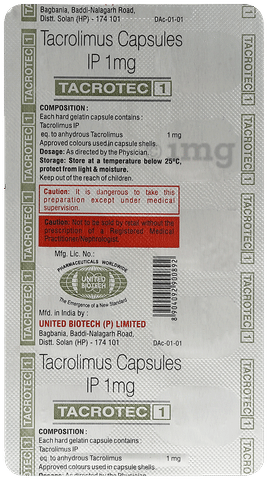 Tacrotec 1mg Capsule image