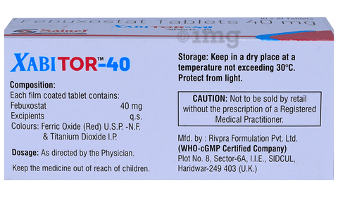 Xabitor 40 Tablet image