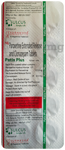 Patix Plus Tablet ER image Patix Plus Tablet ER image