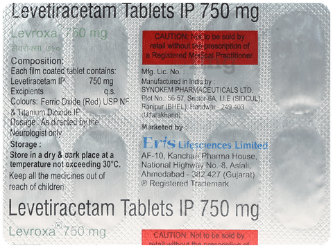 LEVroxa 750mg Tablet image