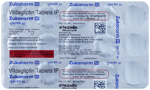 ZuKaNorM 50mg Tablet image ZuKaNorM 50mg Tablet image