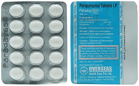 Paraday 650mg Tablet image