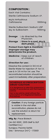 Cefmax 1.5 GM Injection image