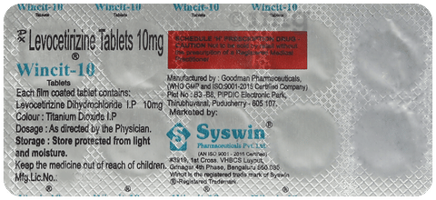 Wincit 10mg Tablet image Wincit 10mg Tablet image