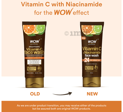 Wow vitamin c face wash online