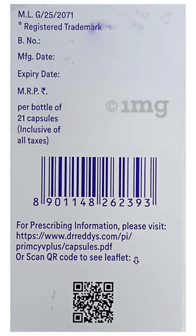 Primcyv + 125mg Capsule image