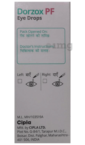 Dorzox PF Eye Drop image