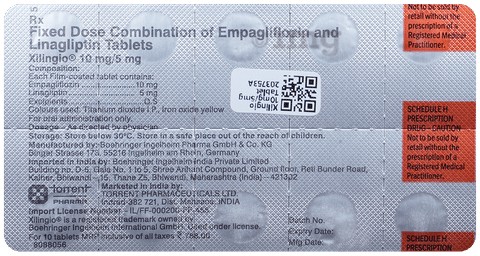 Xilingio 10mg/5mg Tablet