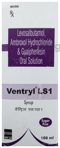 Ventryl LS 1 Syrup Sugar Free