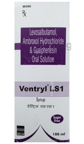 Ventryl LS 1 Syrup Sugar Free image Ventryl LS 1 Syrup Sugar Free image