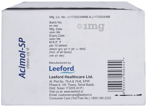 Acimol-SP Tablet image