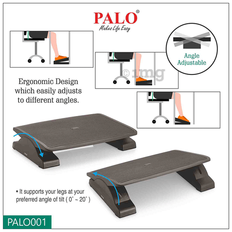 Best angle for footrest store