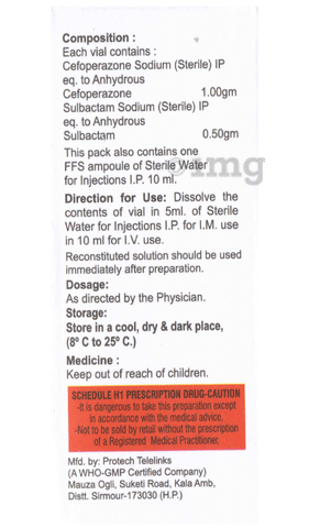 Baccef Injection image