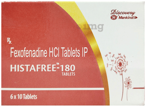Histafree 180 Tablet image