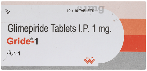 Gride 1mg Tablet image