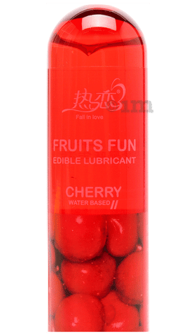 Fruits Fun Water Based Edible Lubricant Cherry: Buy bottle of 80.0 ml Gel  at best price in India | 1mg