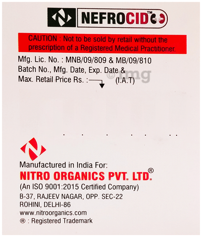Nefrocid Tablet image Nefrocid Tablet image