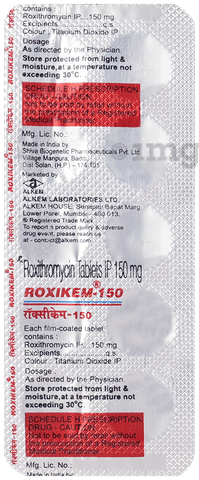 Roxikem 150mg Tablet image