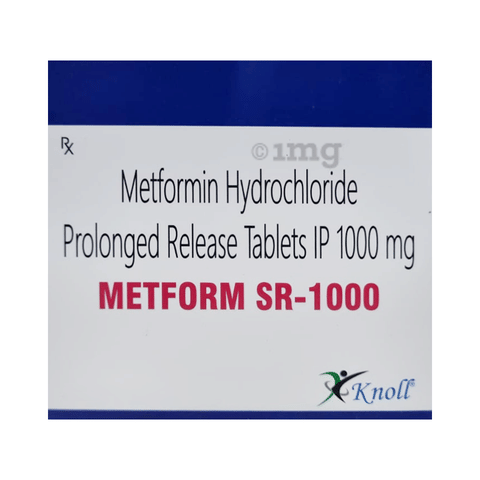 metform 1000mg tablet sr