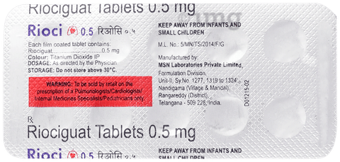 Rioci 0.5mg Tablet image Rioci 0.5mg Tablet image