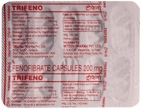 Trifeno 200mg Capsule image