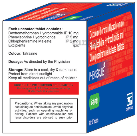 Phensecure Tablet image
