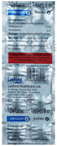 Defcicot 6mg Tablet image