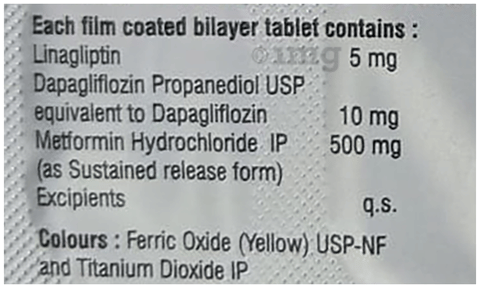 LinaNext-DM 500 Tablet SR image