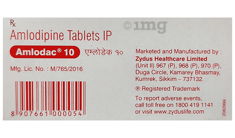 Amlodac 10 Tablet image