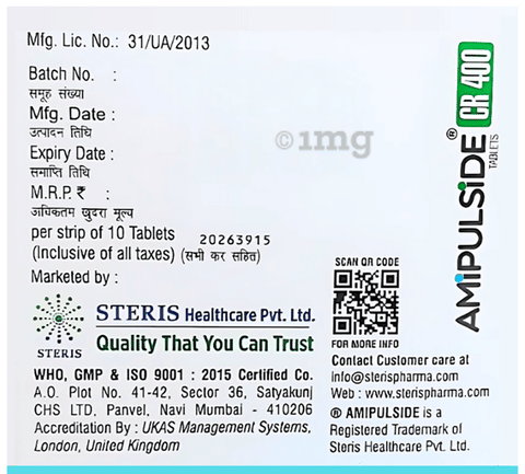 Amipulside CR 400 Tablet image Amipulside CR 400 Tablet image