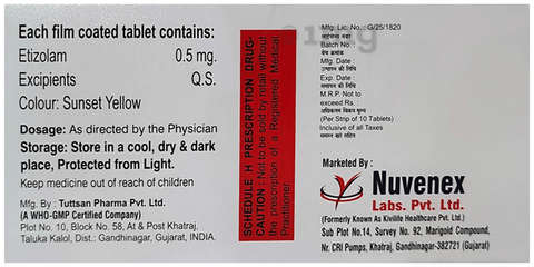 Ezoly 0.5 Tablet image