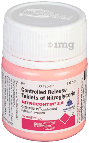 Nitrocontin 2.6 Tablet CR