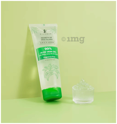 Pilgrim Secrets of Jeju Island 99% Aloe Vera Gel: Buy tube of 200.0 gm Gel  at best price in India | 1mg