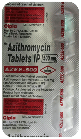 Azee 500 Tablet image Azee 500 Tablet image