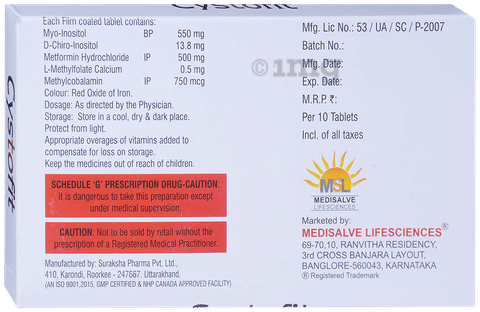 Cystofit Tablet image