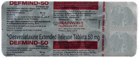 Defmind 50mg Tablet image Defmind 50mg Tablet image
