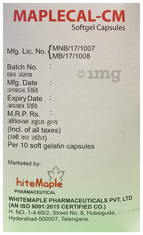 Maplecal-CM Softgel Capsule image Maplecal-CM Softgel Capsule image