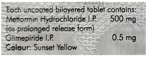 Semi Amaryl M Tablet PR image Semi Amaryl M Tablet PR image