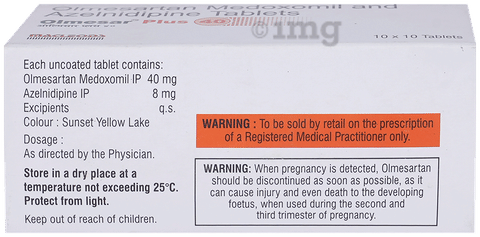 Olmesar Plus 40 Tablet image