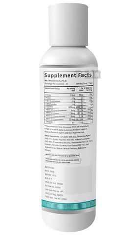 Swisslife Forever L-Carnitine Liquid with Vitamin B Complex | Healthy  Nervous System, Focus: Buy bottle of 450.0 ml Liquid at best price in India  | 1mg